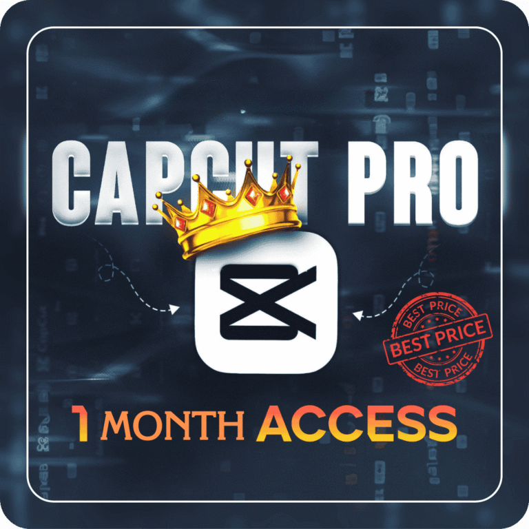 CAPCUT PRO 1 MONTH